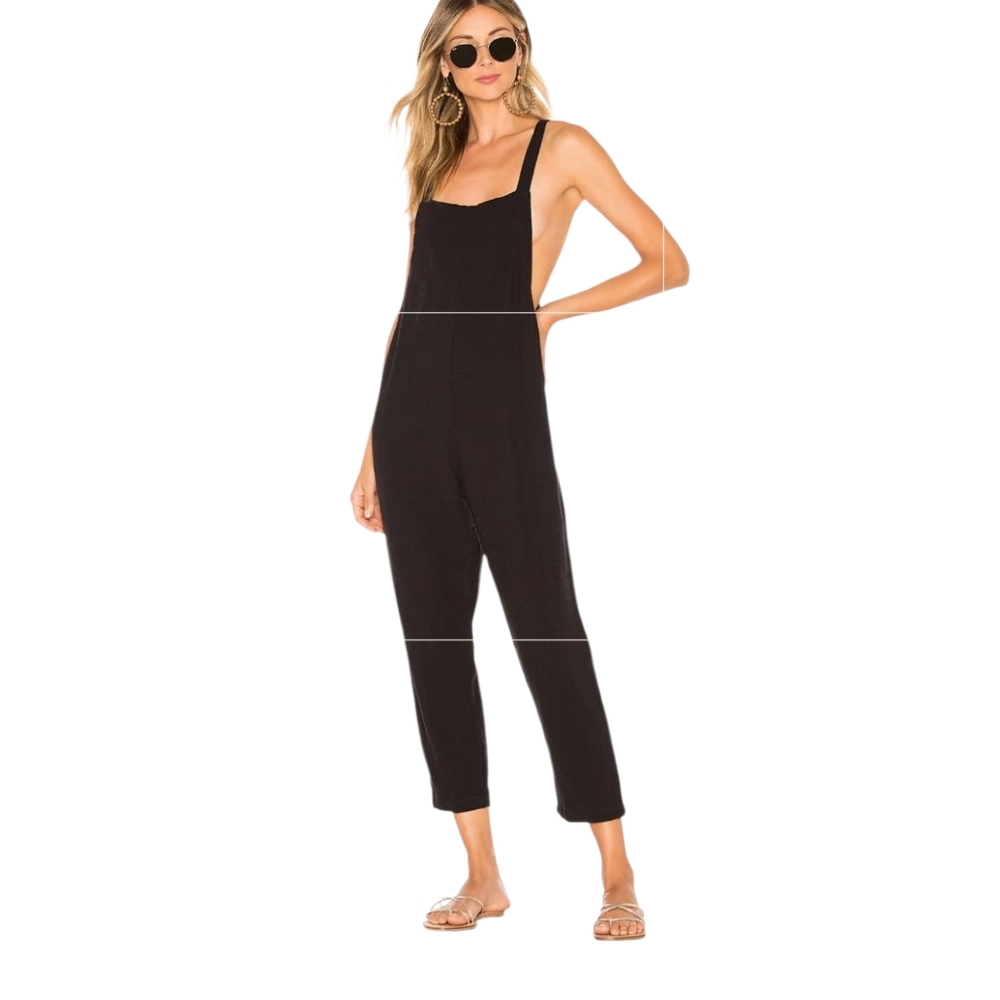 Mikoh Black Sleeveless Jumpsuit